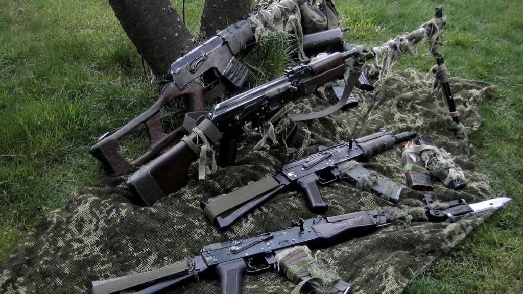武器,Vintorez,AKS74U,特种狙击步枪,卡拉什尼科夫机枪,6П2,PKK,6П29,AKS74,迷彩...
