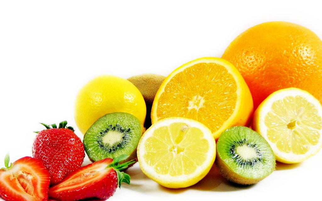 橙,水果,柠檬,猕猴桃,草莓