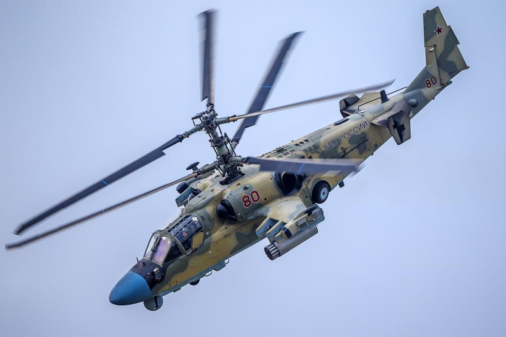俄罗斯,卡-52,侦察和罢工,直升机,“鳄鱼”
