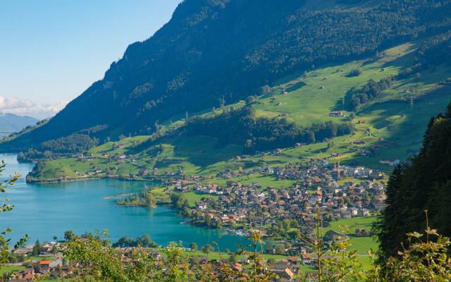 瑞士卢塞恩的唯美风景