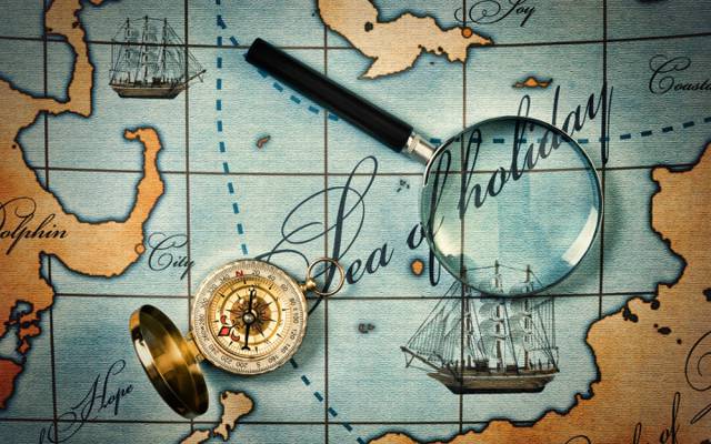 古代地图,古代地图,海,放大镜,指南针,指南针,放大镜,群岛,大洲,路线,旅程,船舶,壁纸,...  - 