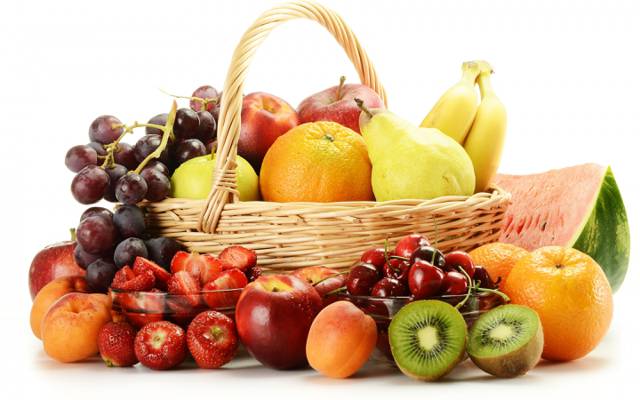 西瓜,猕猴桃,篮子,杏,樱桃,浆果,水果,梨,橘子,苹果,葡萄,香蕉,草莓