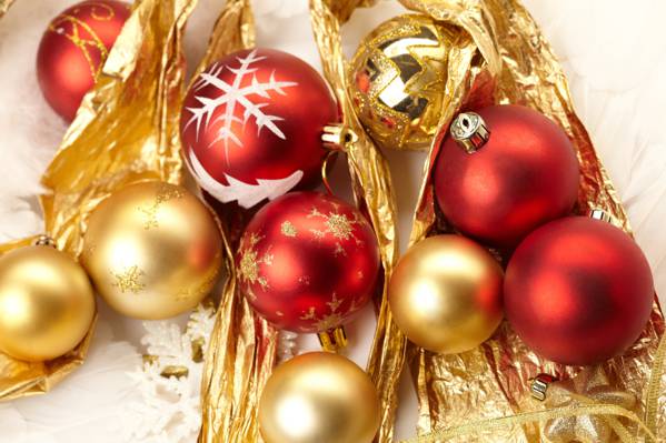 球,新年,假期,红色,圣诞节,玩具,装饰,新年,圣诞节,黄金,模式,球,圣诞节