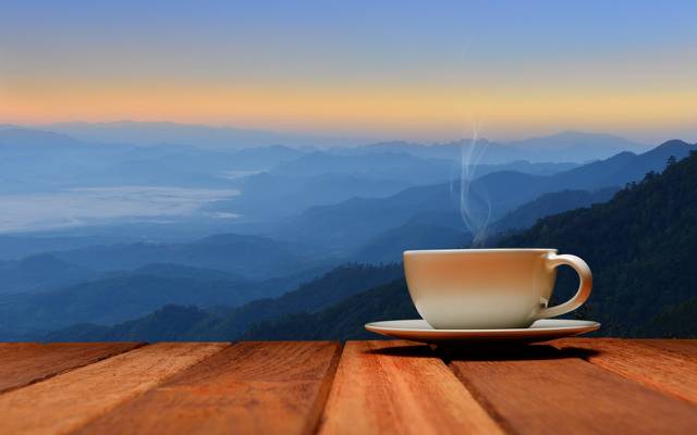 壁纸咖啡,咖啡杯,黎明,杯,早上好,热,早上