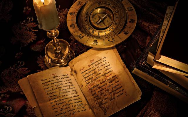 壁纸指南针,书籍,十二生肖,蜡烛,哈利·波特,题词