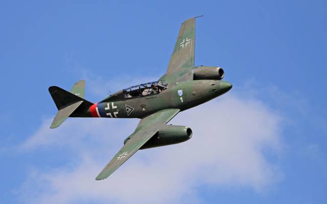战争,世界,第二,次,Me.262,喷气式战斗机,Messershmitt,轰炸机,间谍飞机
