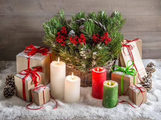 装饰,圣诞节,新年,礼物,雪,雪,蜡烛,圣诞快乐,装饰,节日庆典,礼物,树,...