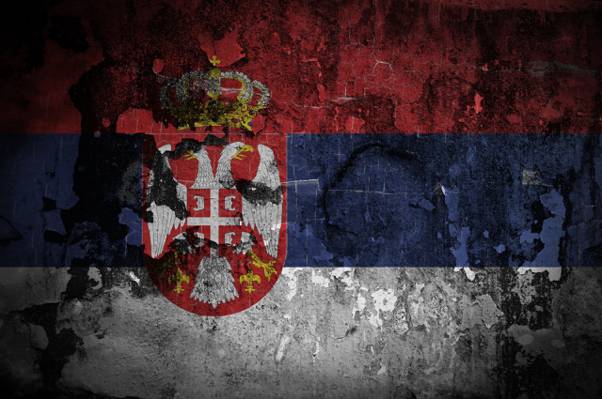 徽章,塞尔维亚,国旗