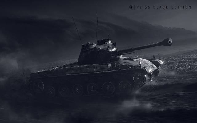 战争网,坦克世界,坦克58 Mutz,WoT,Pz.58黑色版,坦克世界