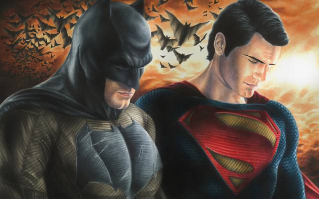 壁纸亨利·卡维尔,DC漫画,蝙蝠侠,超人,蝙蝠侠V超人：黎明的正义,蝙蝠侠V超人：...