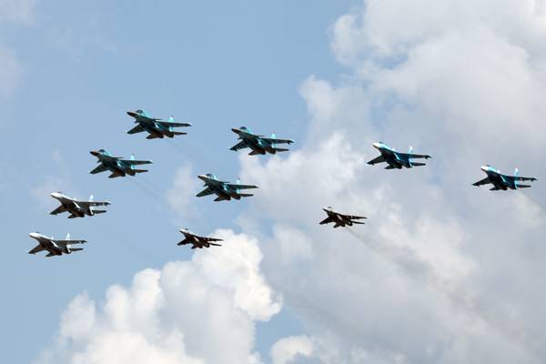 苏-27,飞机,米格-29,俄罗斯空军,苏-34