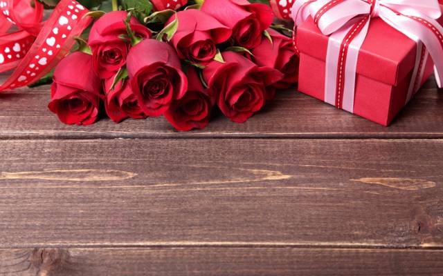 美丽,多彩,玫瑰,弓,玫瑰,浪漫,礼物,情人节,浪漫,情人节,礼物,磁带,红色