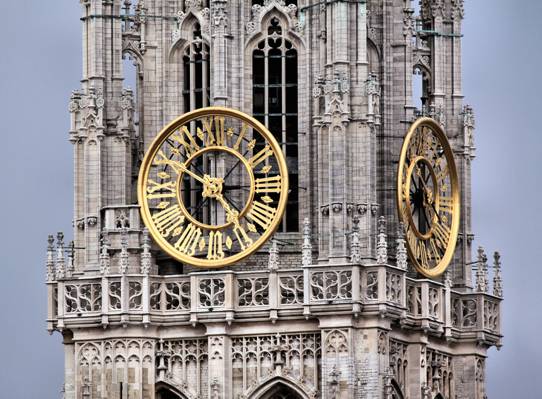 大本钟,伦敦,英国高清壁纸的特写摄影