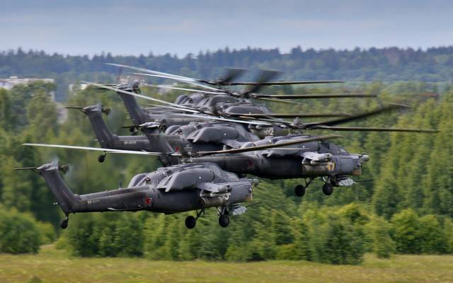 冲击,Mi-28,飞行,直升机