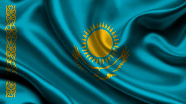 国旗,哈萨克斯坦,哈萨克斯坦