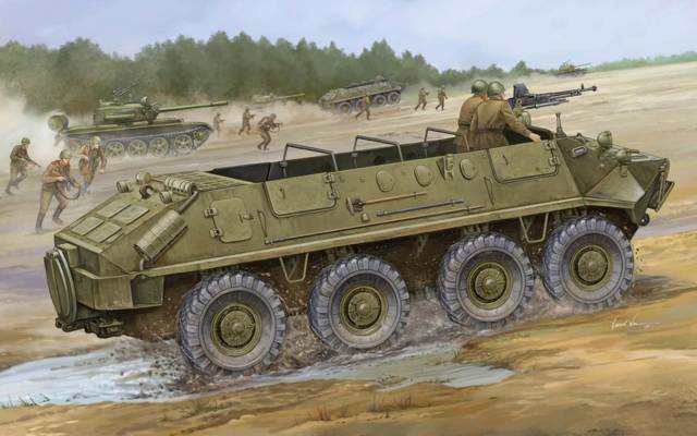 浮动,BTR-60П,BTR,基本,APC,,演习,修改