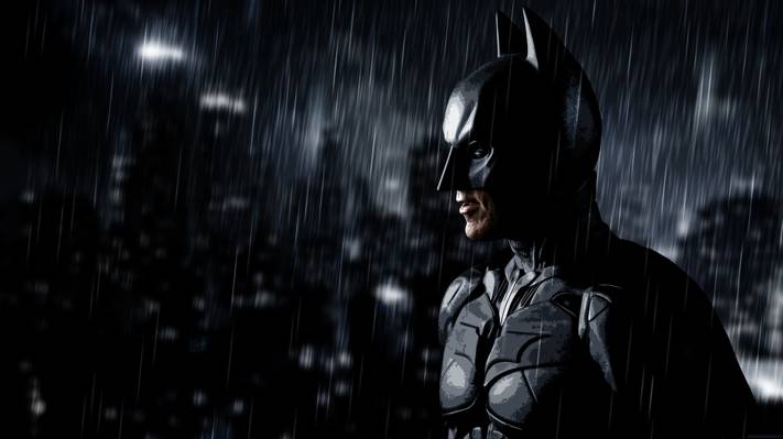 蝙蝠侠,黑暗骑士升起,艺术,蝙蝠侠,雨,雨,艺术
