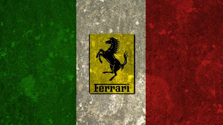 国旗,意大利,法拉利,跃马,法拉利,意大利