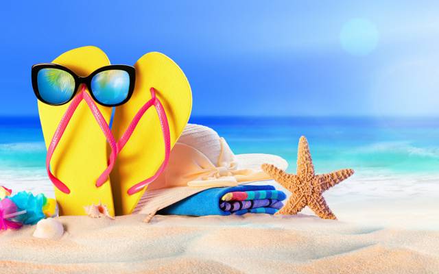 太阳,石板,夏天,沙子,海,沙子,海滩,海滩,假期,眼镜,帽子