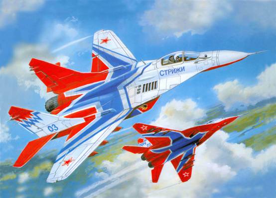 艺术,飞机,米格-29,组成,第四代,组,米格,名称,苏维埃,OKB,俄罗斯,多用途,...
