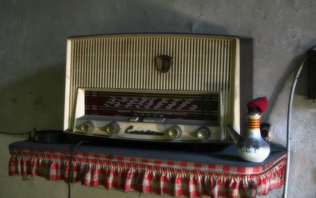 收音机,接收器,背景