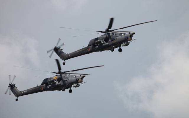 Mi-28N,俄罗斯空军,直升机Havoс,特技飞行队Berkuty