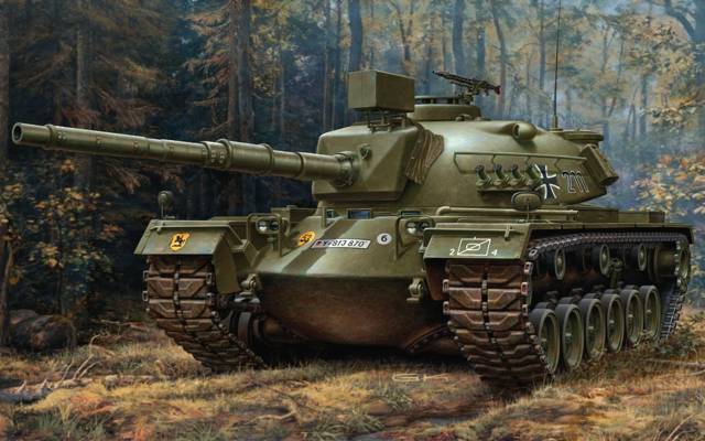 G.Klawek,德国人,坦克,德国联邦国防军,M-48 A2 GA2