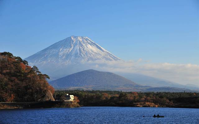 唯美的富士山风景