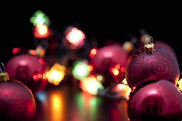 圣诞节,假日,圣诞节,新年,灯,新的一年,球,灯笼