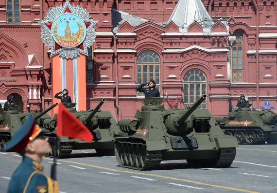 胜利日,城市,（SAU）,红场,自行火炮,,SU-100,莫斯科,安装