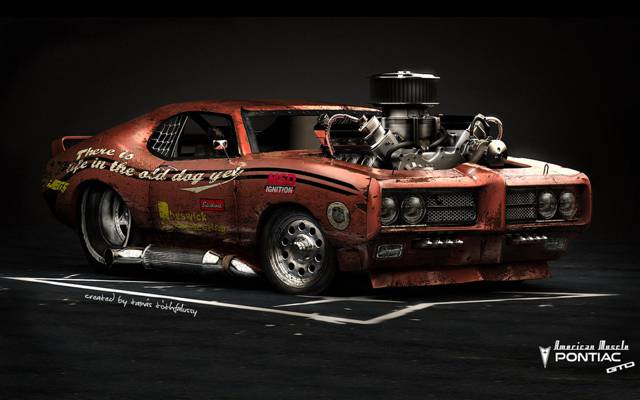 庞蒂亚克GTO,汽车,美国肌肉,热棒