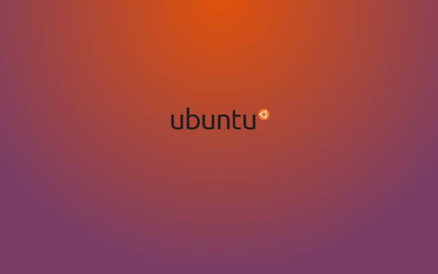 极简主义,Linux,Ubuntu的,背景,紫色