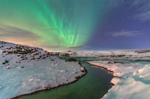 极光,北极光,冰岛高清壁纸
