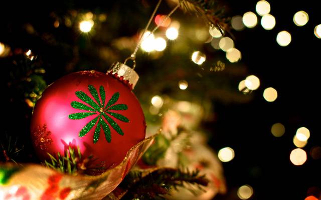 壁纸红色,新年,假期,玩具,球,树,圣诞节,新年,球,圣诞节,圣诞节,模式