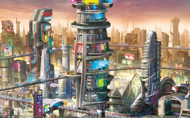 未来,游戏壁纸,模拟器,建筑,模拟城市：明日城市,城市