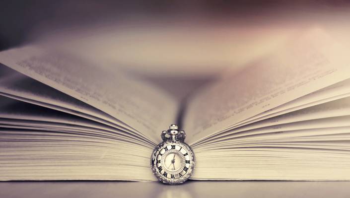 书,书,手表,时间