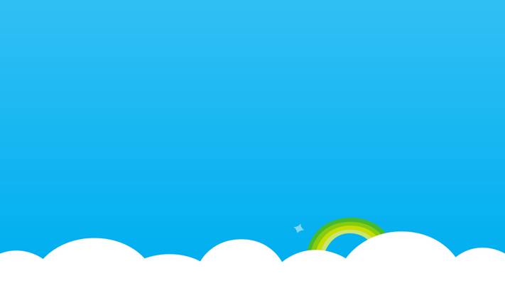 简单的背景,彩虹,Skype,云,Skype