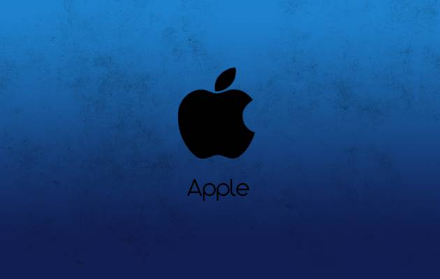 极简主义,苹果,苹果,蓝色