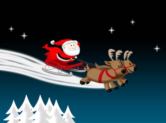 雪橇,圣诞老人,图形,假期,明星,冬天,圣诞,新年,吃,鹿,新年,圣诞老人...