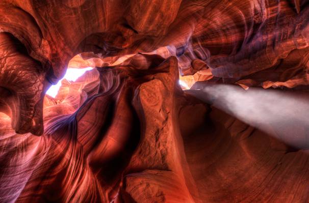 羚羊峡谷,光,洞穴,质地,自然,人类发展报告,岩石
