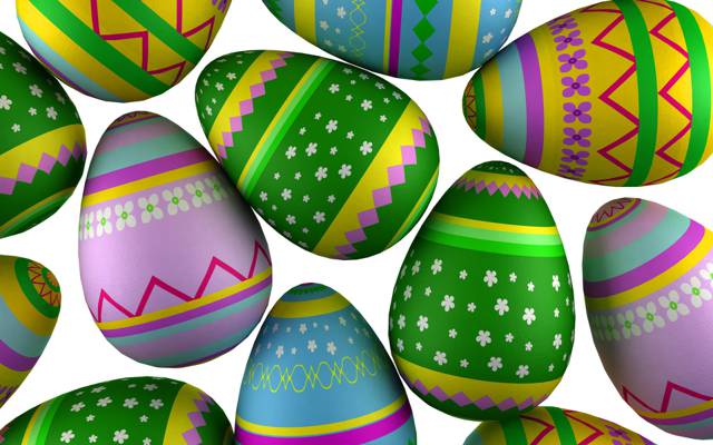 复活节,鸡蛋,油漆,质地,春天