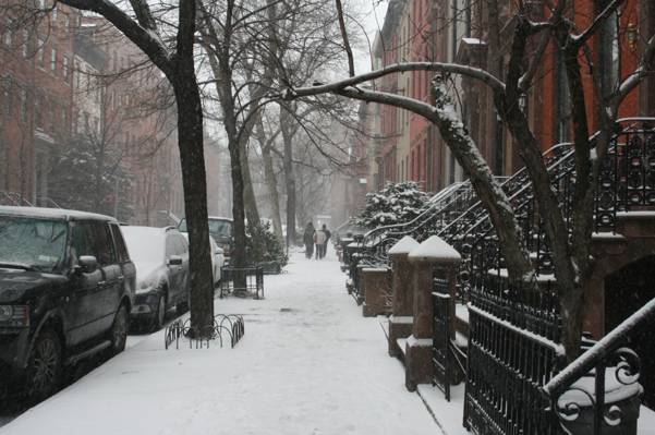 纽约,纽约,美国,城市,城市,冬天