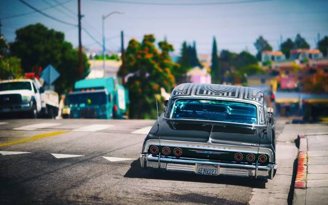 Impala SS,lowrider,雪佛兰,街头,洛杉矶