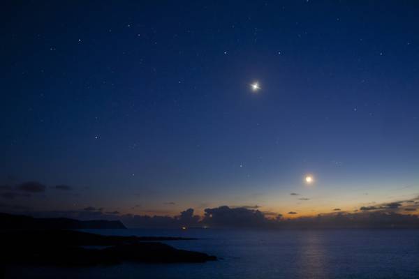 金星,海岸,多尼戈尔,月亮