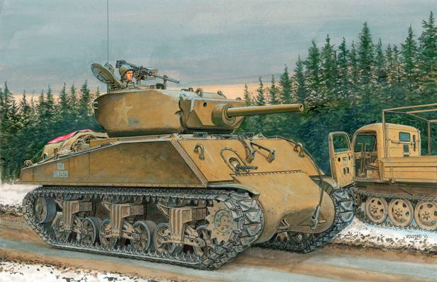 M4A3E2,中型坦克,身材,Ron Volstad,第二世界,Jumbo,Sherman,Sherman,Jumbo,美国