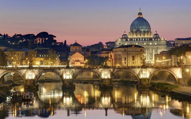Architecture,Neo,老,镇,罗马,哥特式,建筑,建筑,罗马,桥梁,美丽,建设,古典,梵蒂冈,意大利
