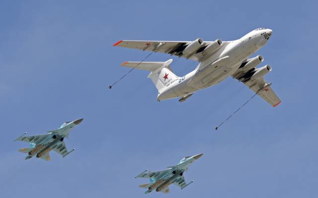 伊尔-78,轰炸机,飞行,油罐机,苏-34,战斗机