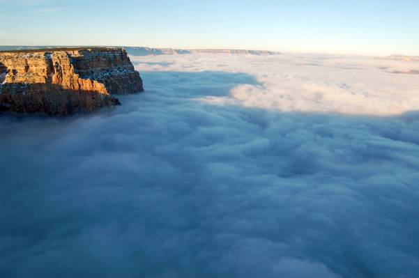 大峡谷与雾,大峡谷国家公园高清壁纸