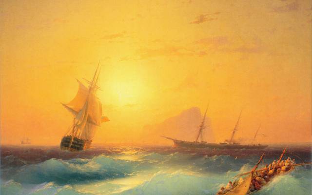 海,图片,绘画,Aivazovsky