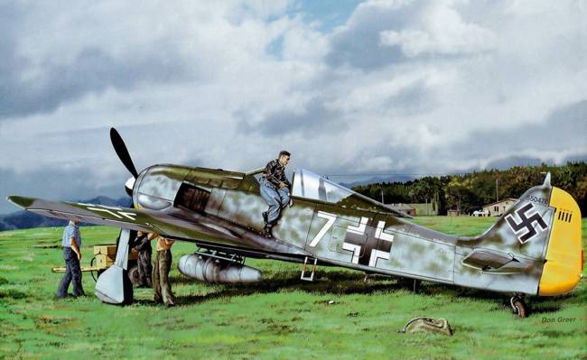 航空,二战,绘画,唐格里尔,德国战斗机,艺术,1909年战争